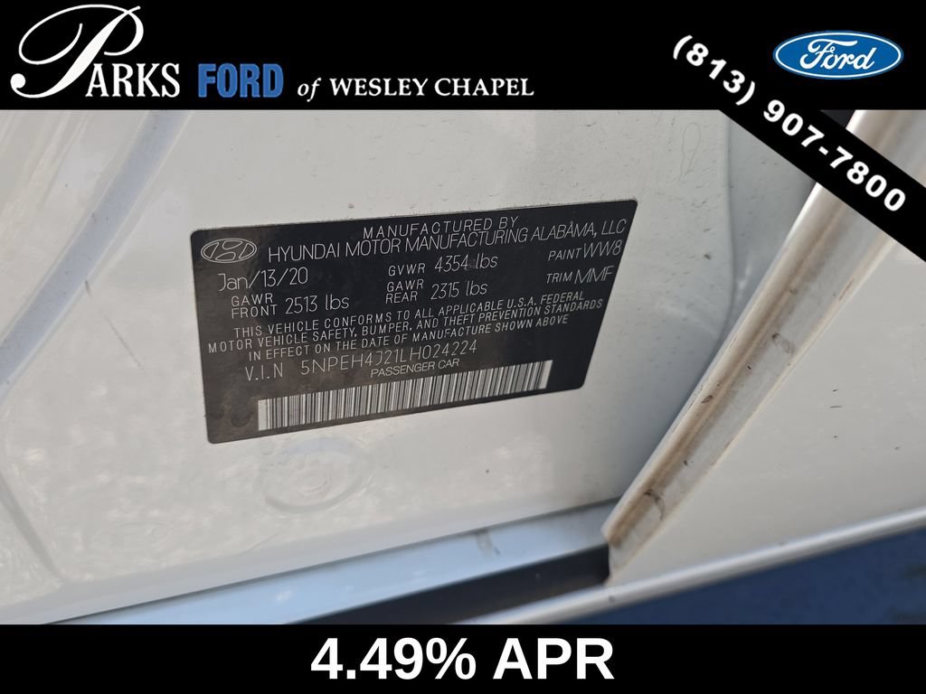 Used 2020 Hyundai Sonata Limited w/ Cargo Package FWD image 35