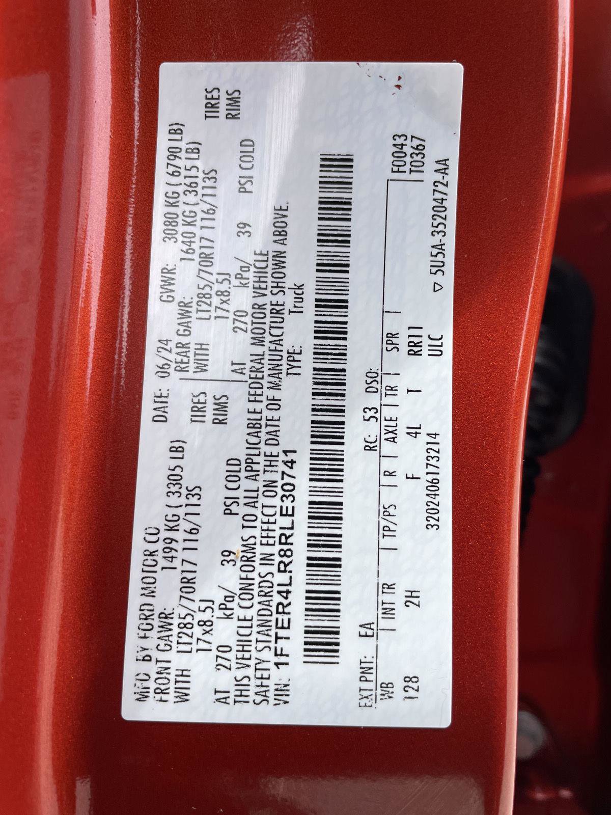 Certified 2024 Ford Ranger Raptor AWD/4WD image 34