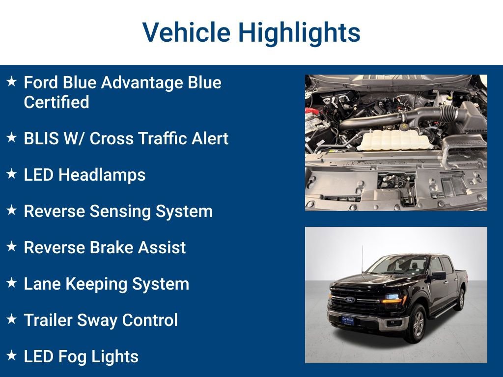 Certified 2025 Ford F150 XLT w/ Equipment Group 301A Standard image 3