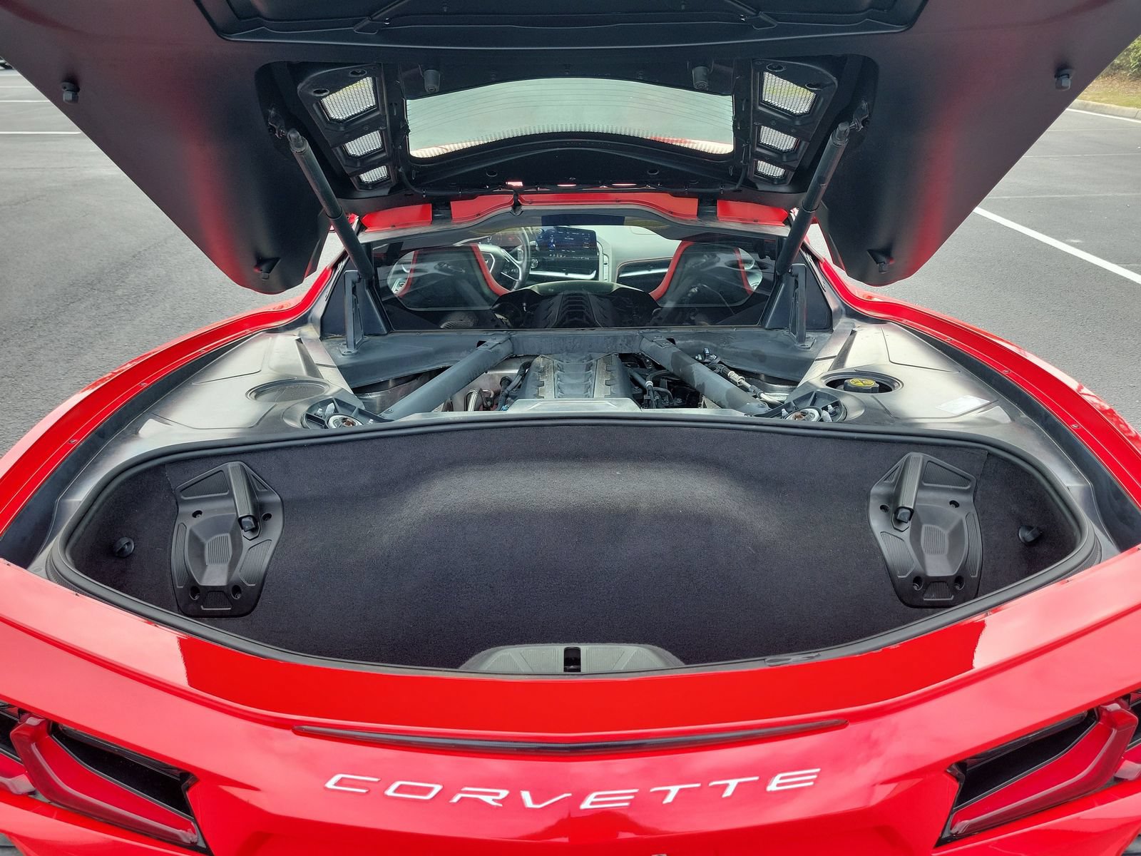 Used 2021 Chevrolet Corvette Stingray Coupe w/ Chrome Exterior Badge Package RWD image 7
