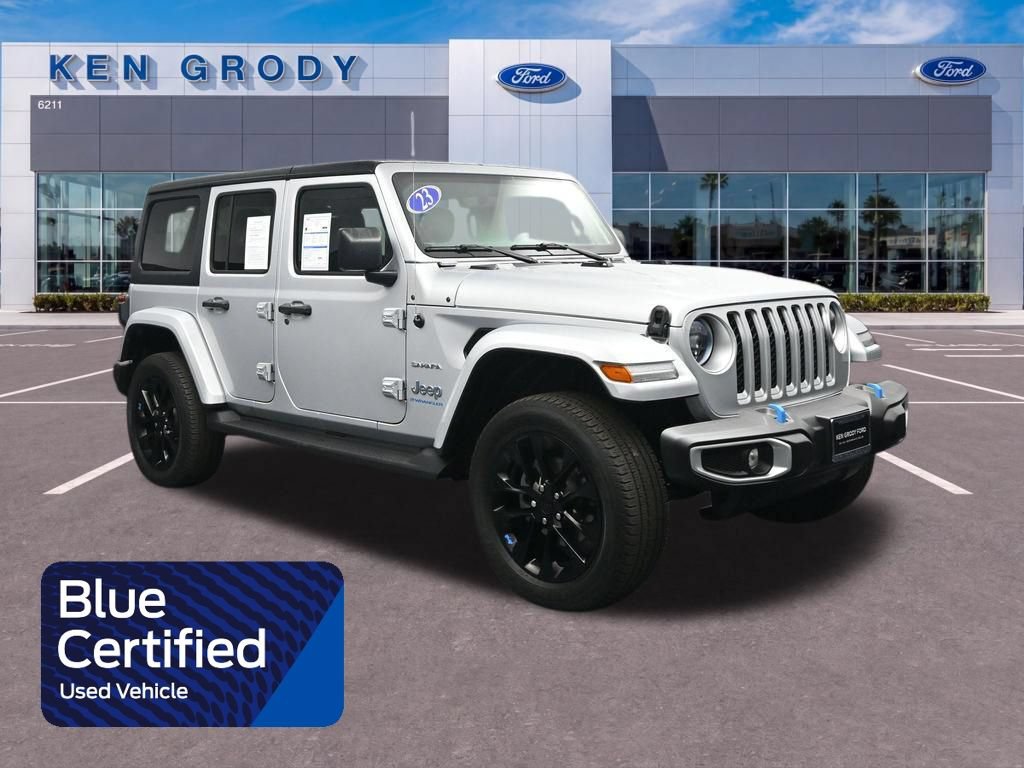 Used 2023 Jeep Wrangler Unlimited Sahara w/ Cold Weather Group AWD/4WD 360° Tour