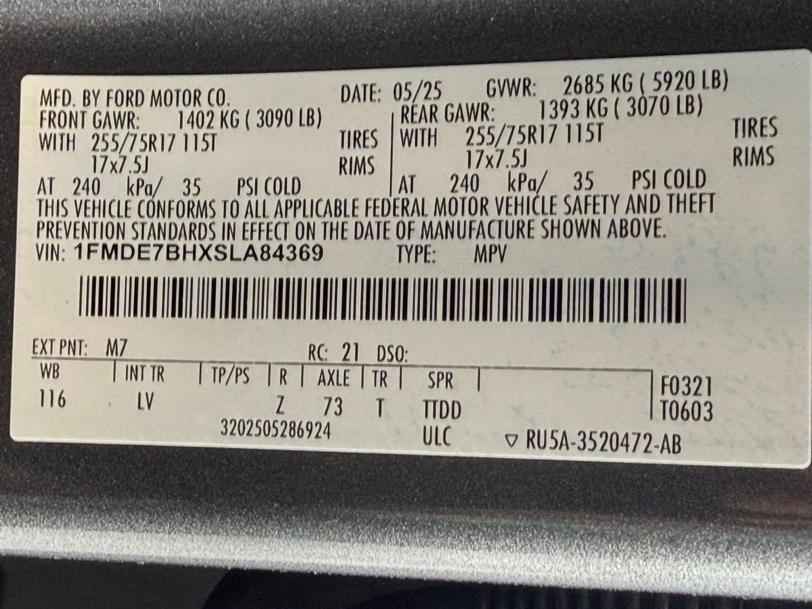 Certified 2025 Ford Bronco Big Bend AWD/4WD image 28