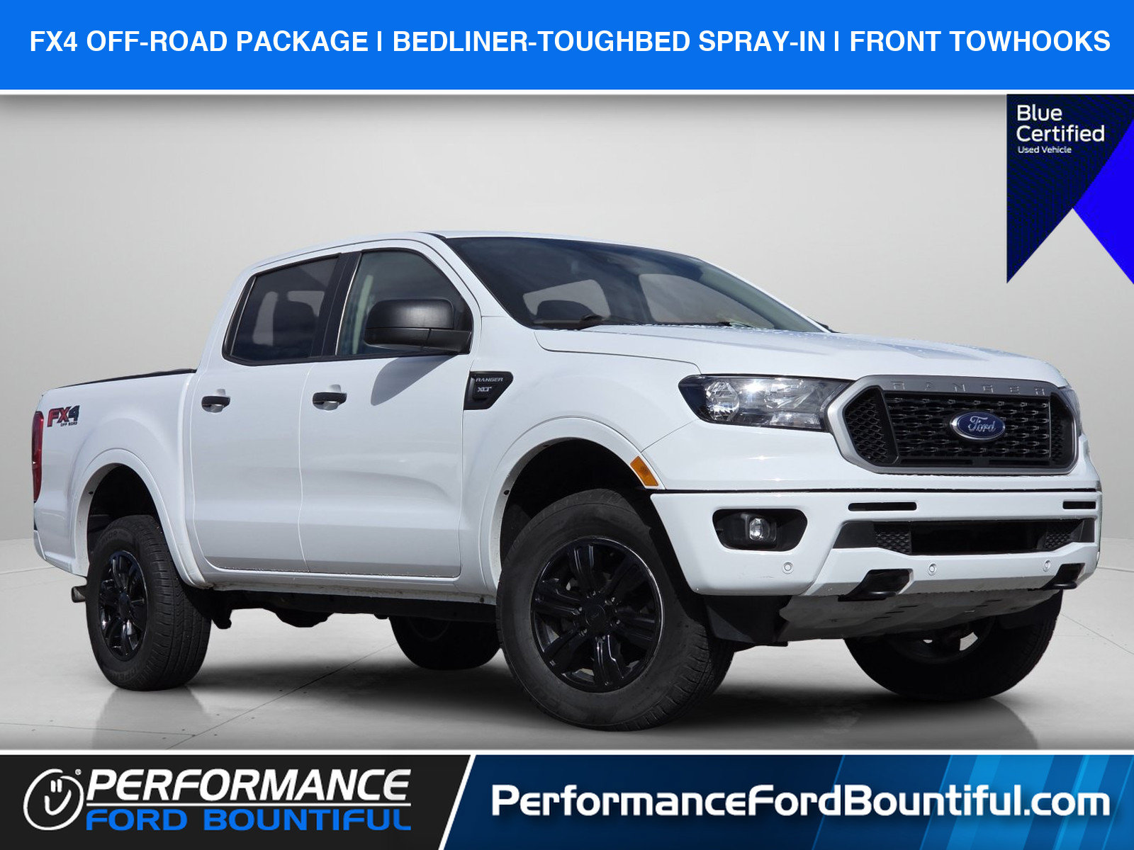 Certified 2019 Ford Ranger XLT w/ FX4 Off-Road Package