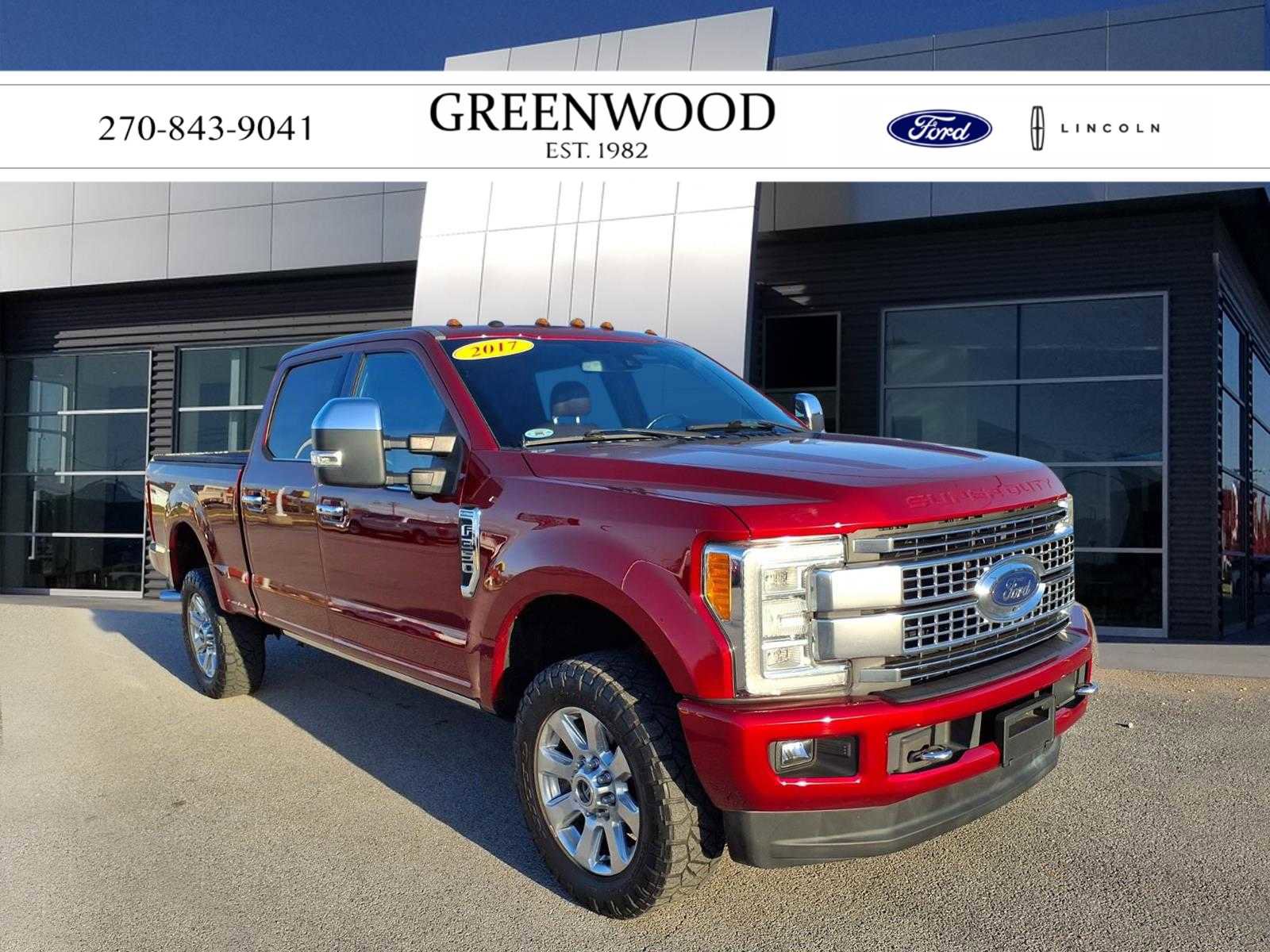 Certified 2017 Ford F350 Platinum
