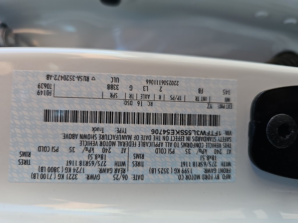 Certified 2025 Ford F150 XLT w/ Equipment Group 301A Standard AWD/4WD image 35