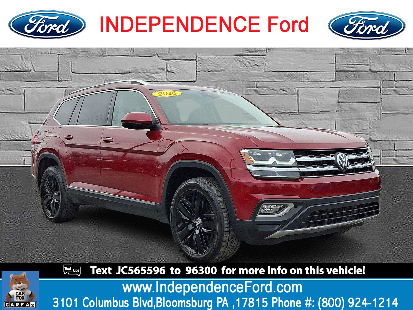 Used 2018 Volkswagen Atlas SEL Premium image 1