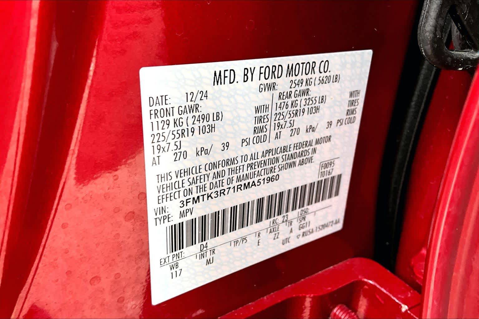 Certified 2024 Ford Mustang Mach-E Premium RWD image 33