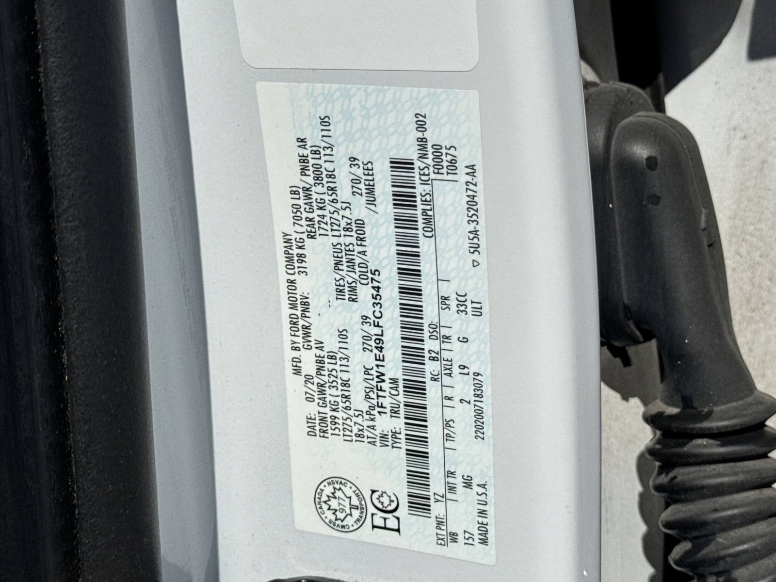 Certified 2020 Ford F150 XLT w/ XTR Package AWD/4WD image 39