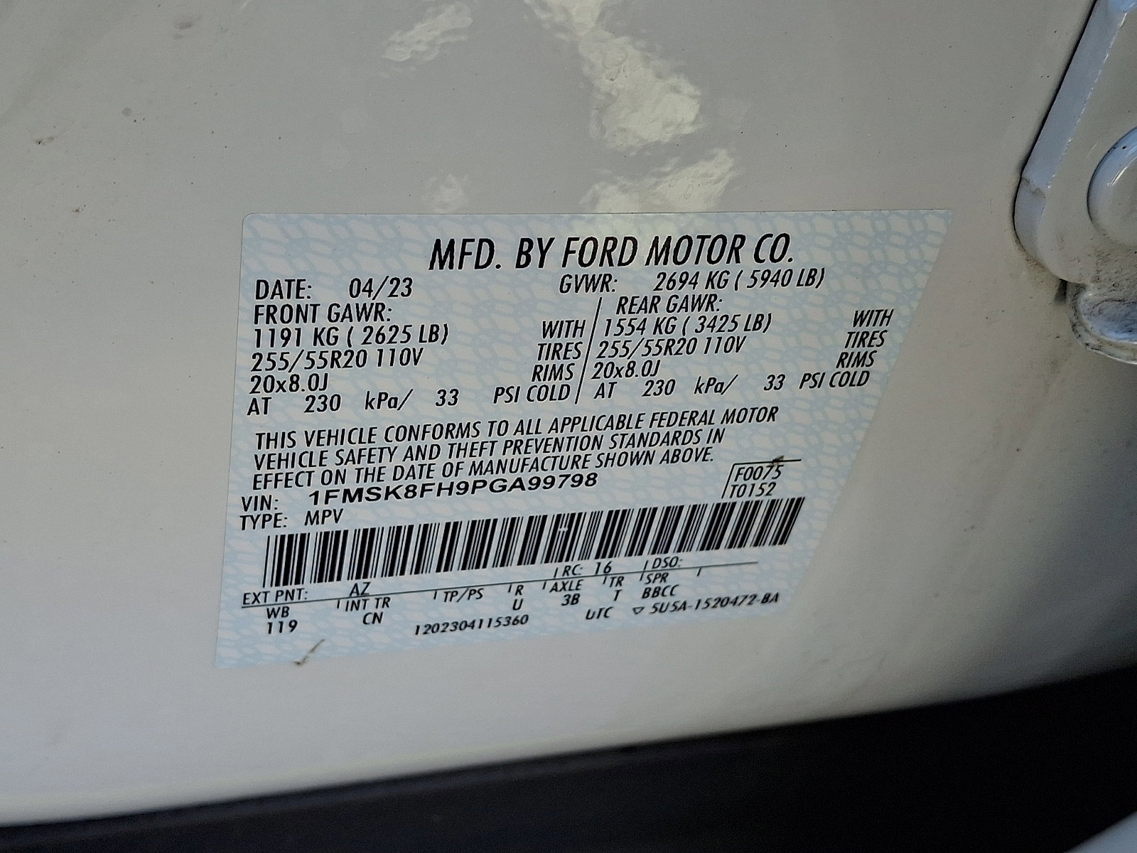 Certified 2023 Ford Explorer Limited w/ Limited Technology Package image 31