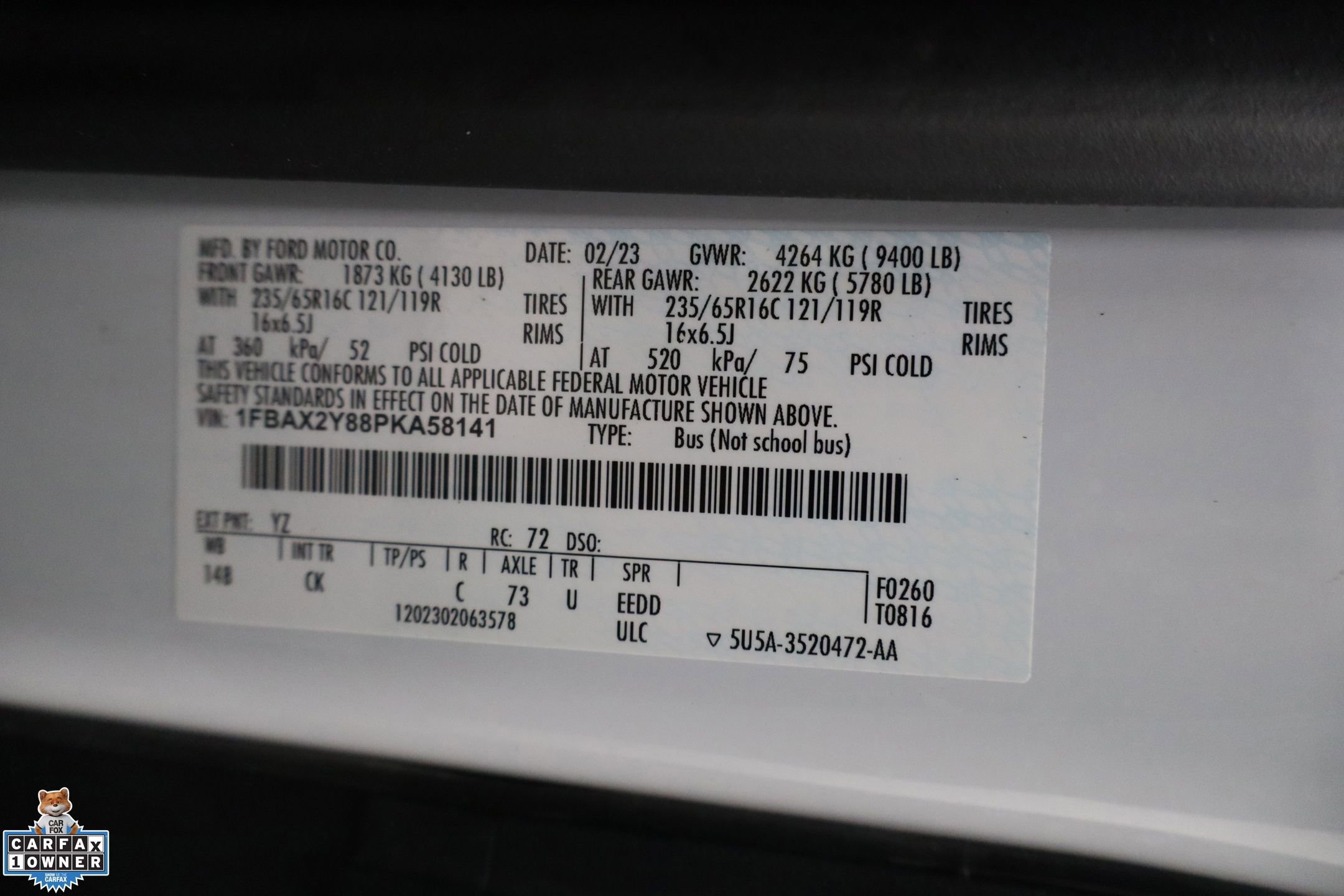 Certified 2023 Ford Transit 350 XLT RWD image 31