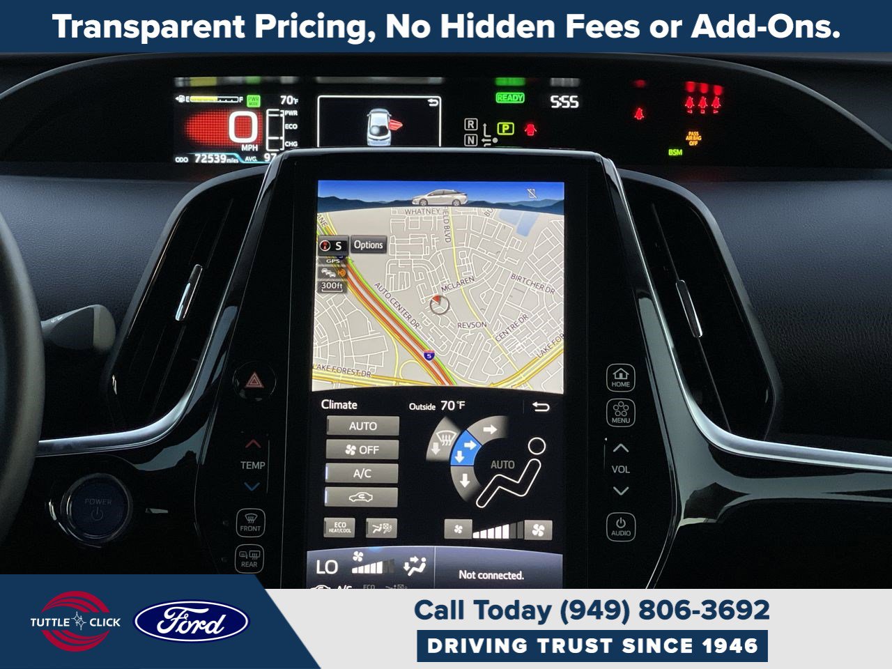 Used 2021 Toyota Prius Prime Limited w/ Carpet Mat Package (TMS) image 14