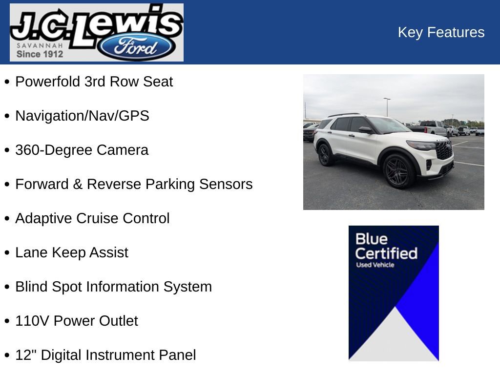 Certified 2026 Ford Explorer ST w/ Sun And Sound Package AWD/4WD image 35