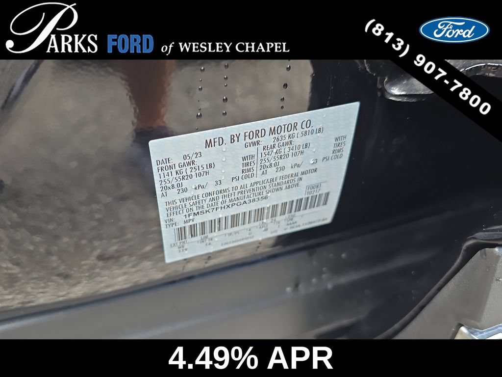 Certified 2023 Ford Explorer Limited w/ Limited Technology Package RWD image 34