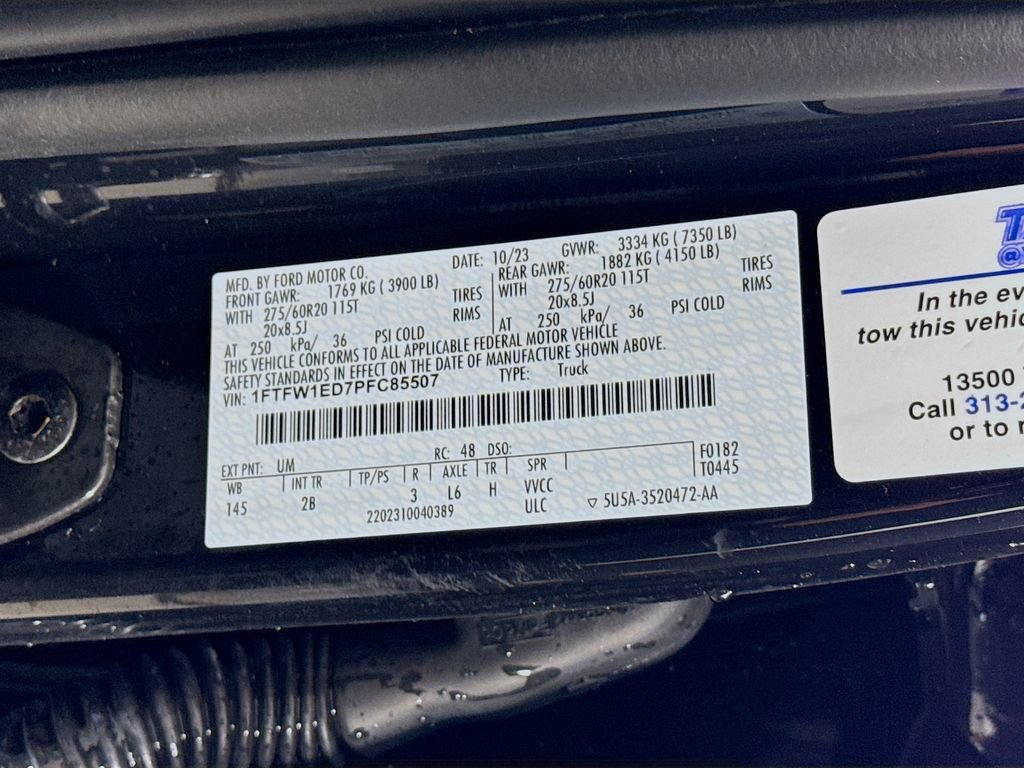 Certified 2023 Ford F150 Lariat w/ Equipment Group 502A High image 34