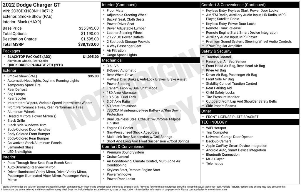 Used 2022 Dodge Charger GT w/ Blacktop Package video 1