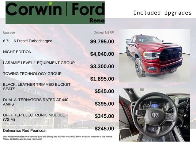 Used 2023 RAM 3500 Laramie w/ Night Edition image 10