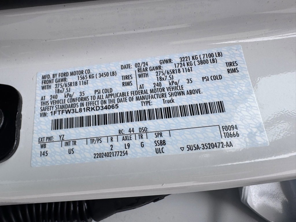 Certified 2024 Ford F150 XLT w/ Equipment Group 302A MID image 29