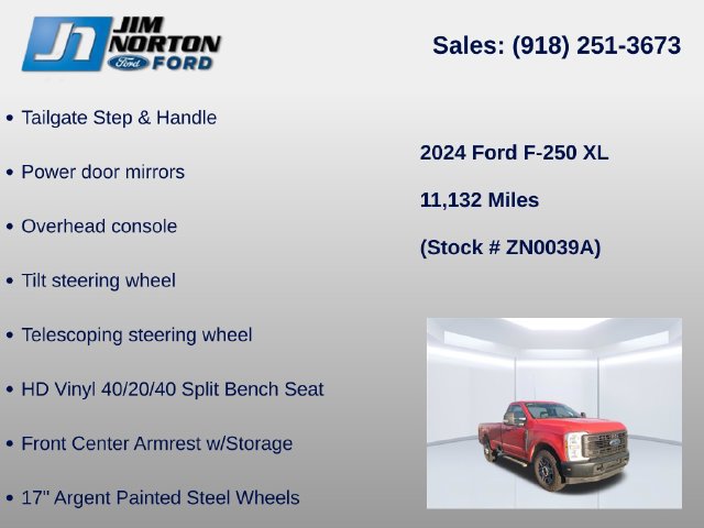 Certified 2024 Ford F250 XL RWD image 15
