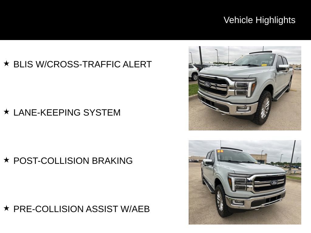 Certified 2024 Ford F150 Lariat w/ Equipment Group 502A High AWD/4WD image 6