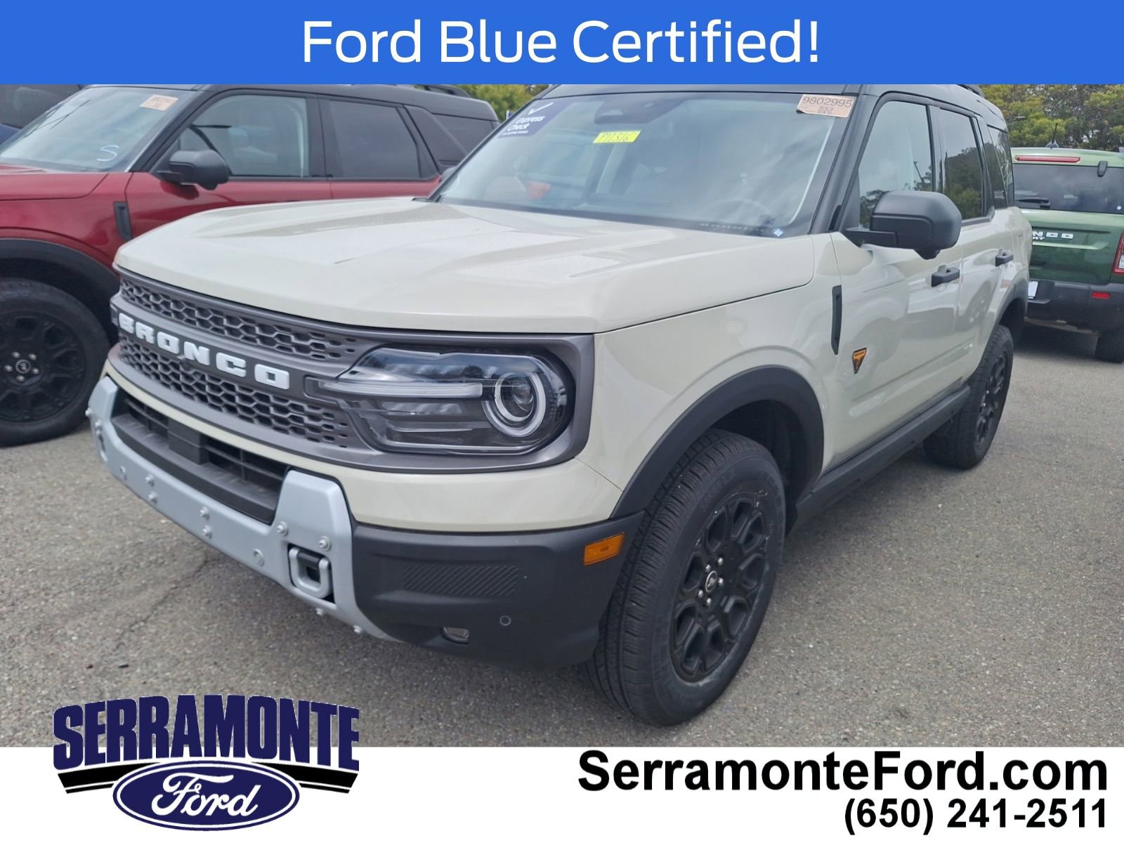 Certified 2025 Ford Bronco Sport Badlands w/ Badlands Tech Package AWD/4WD image 3