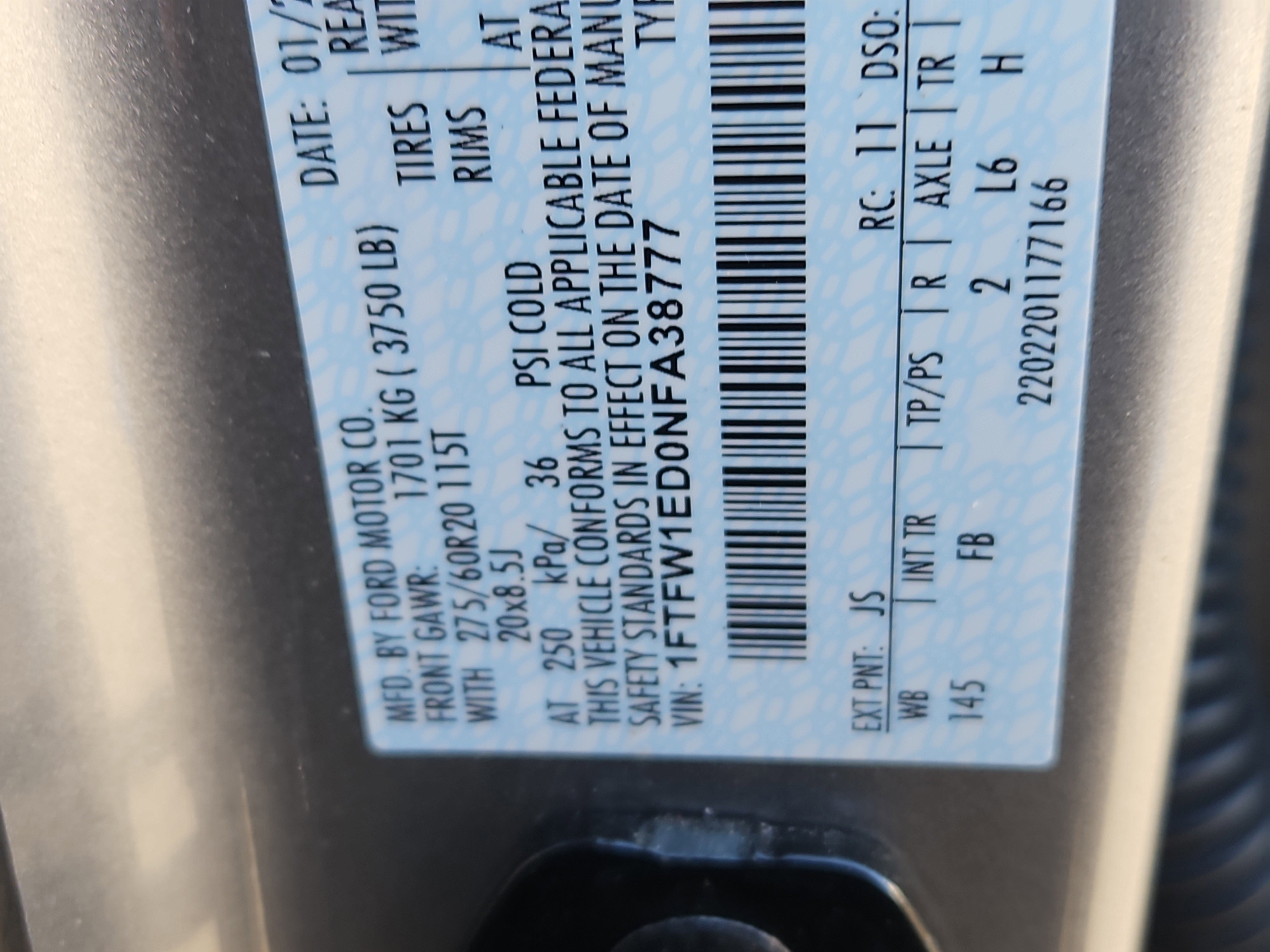 Certified 2022 Ford F150 XLT w/ Equipment Group 302A High image 12