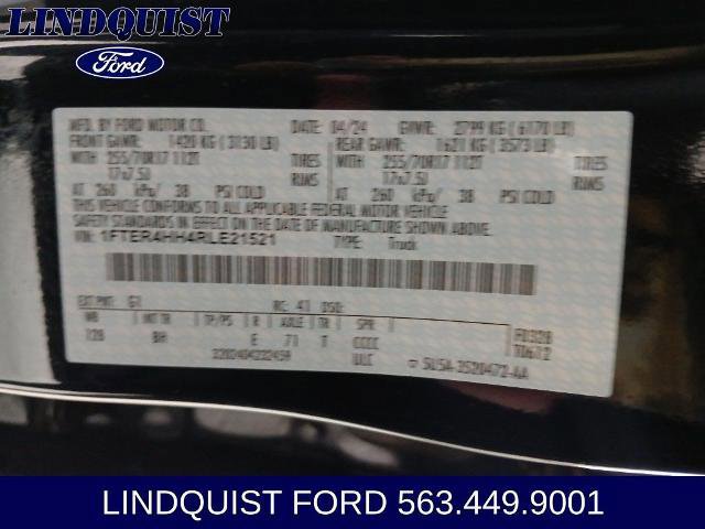 Certified 2024 Ford Ranger XLT w/ Equipment Group 301A High image 20