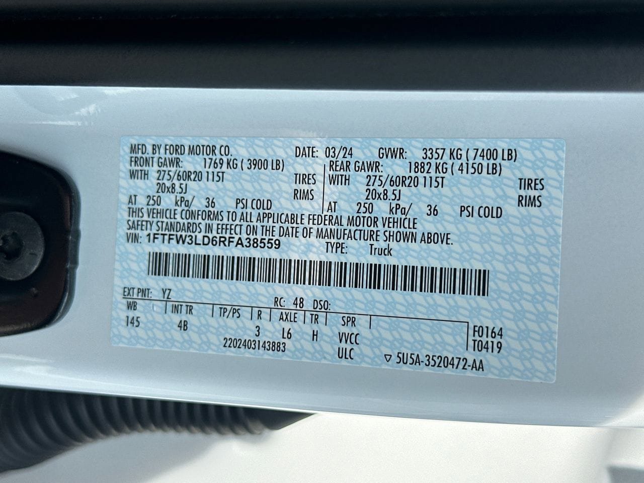Certified 2024 Ford F150 XLT w/ Equipment Group 303A High AWD/4WD image 34