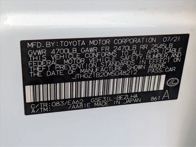 Used 2021 Lexus IS 350 F Sport w/ Accessory Package RWD image 25