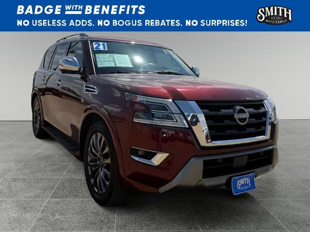 Used 2021 Nissan Armada Platinum w/ Captain's Chairs Package