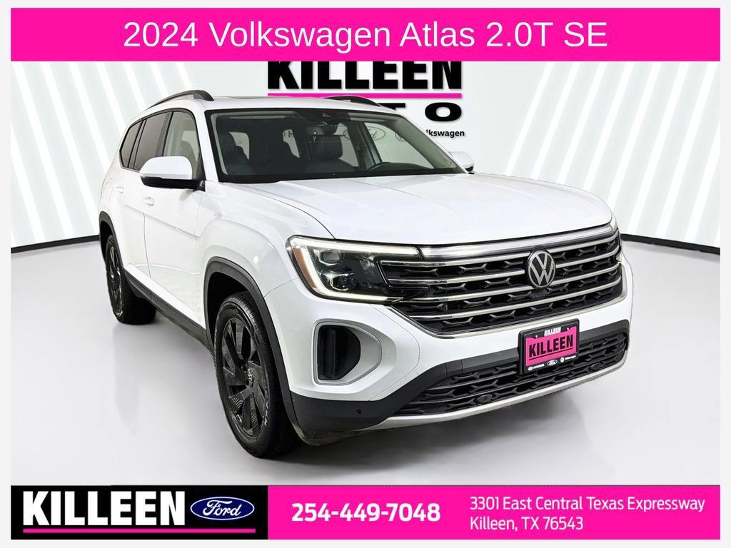 Used 2024 Volkswagen Atlas SE w/ Panoramic Sunroof Package FWD image 1