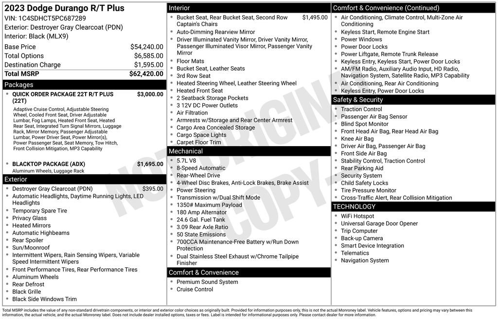 Used 2023 Dodge Durango R/T RWD image 5