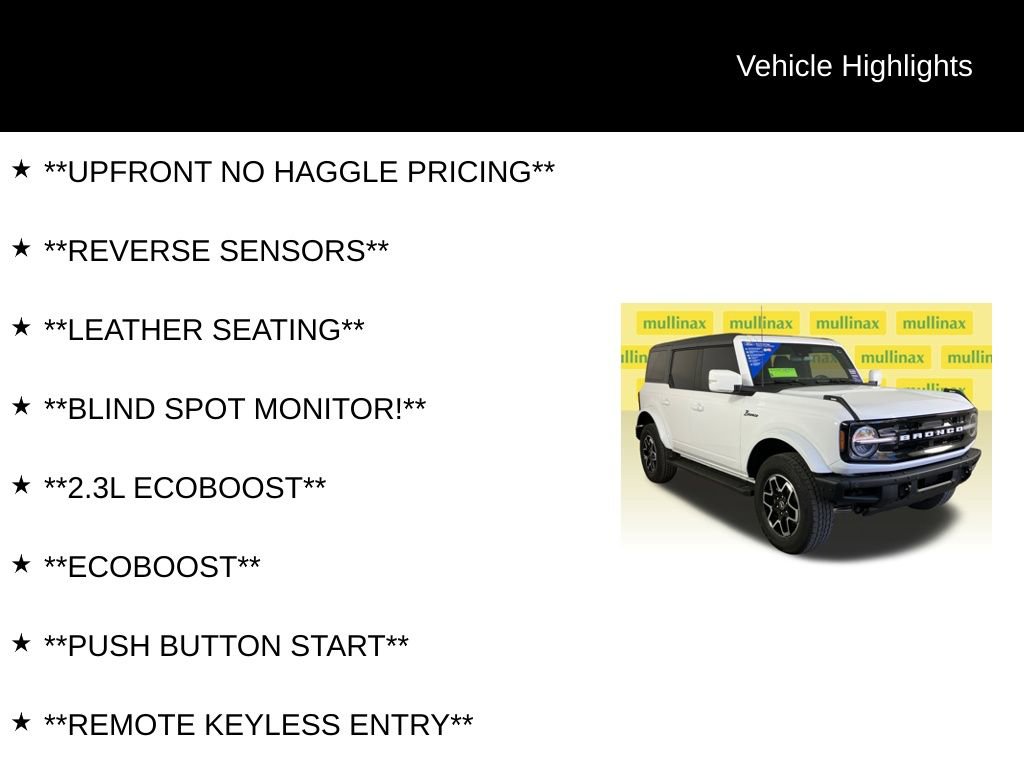 Certified 2024 Ford Bronco Outer Banks image 12