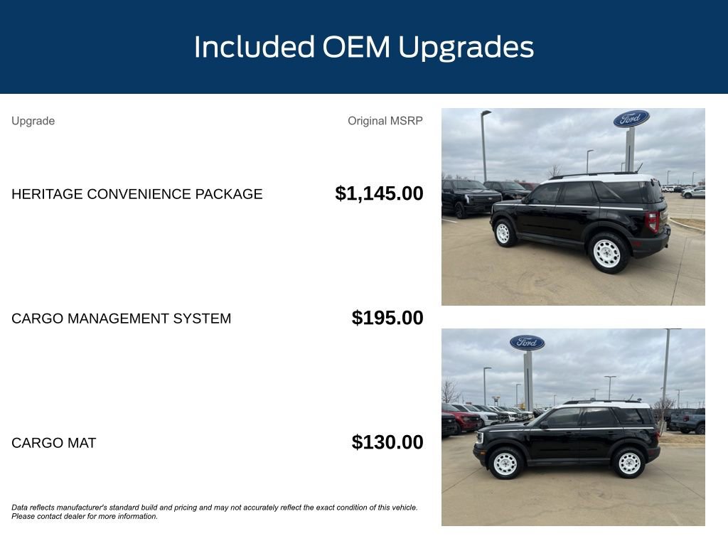 Certified 2023 Ford Bronco Sport Heritage w/ Heritage Convenience Package image 11