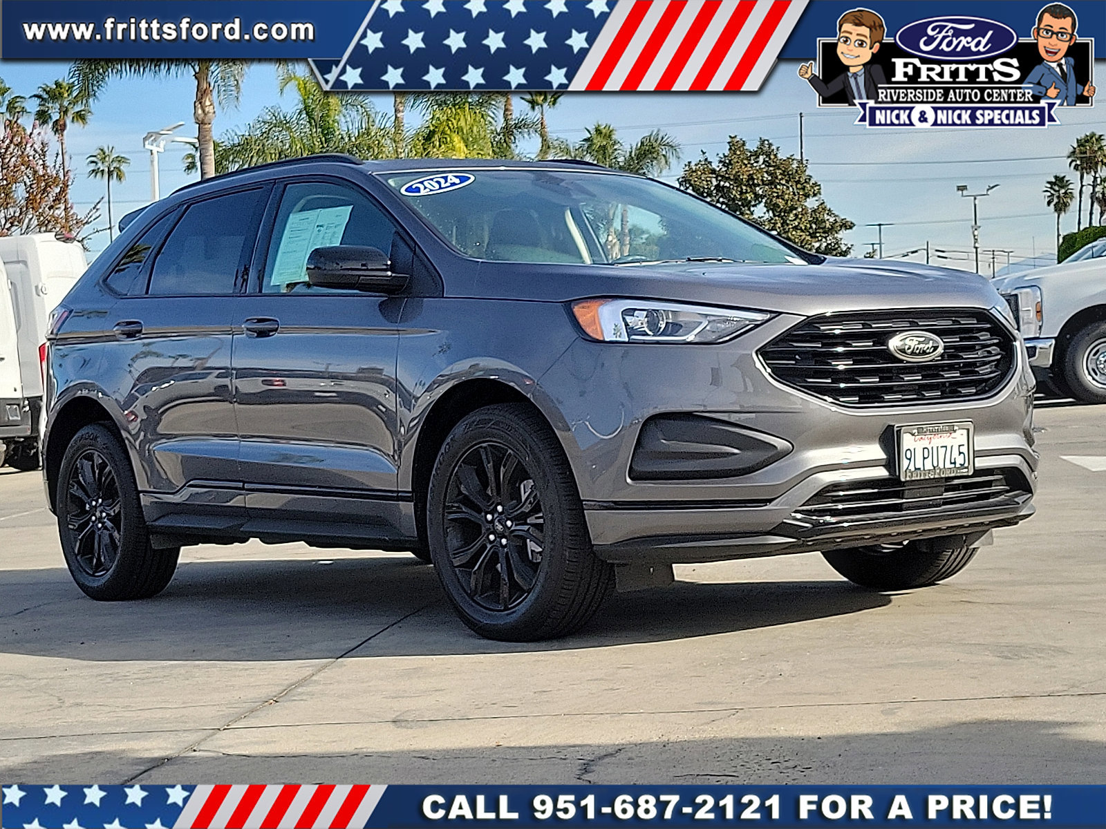 Certified 2024 Ford Edge SE w/ Black Appearance Package image 3