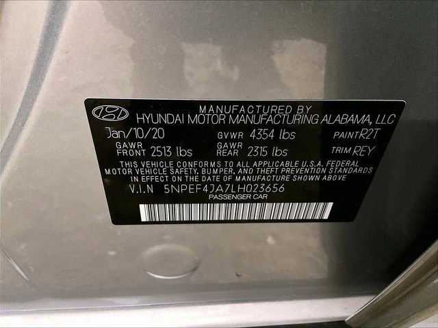 Used 2020 Hyundai Sonata SEL w/ Premium + Sunroof Package FWD image 32