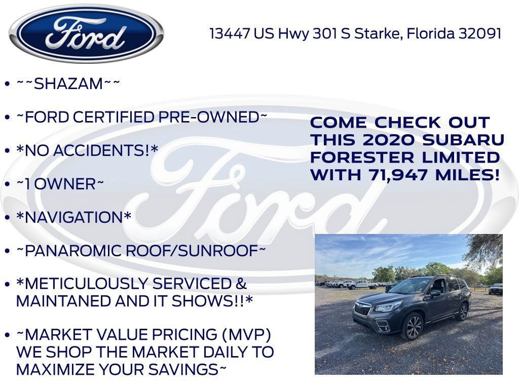 Used 2020 Subaru Forester Limited w/ Popular Package #3 AWD/4WD image 5