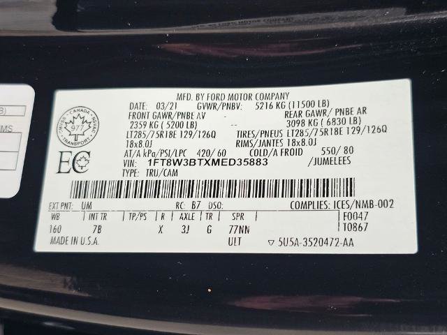 Certified 2021 Ford F350 Platinum w/ Tremor Off-Road Package image 32