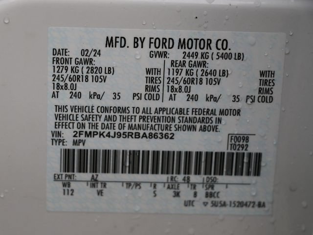 Certified 2024 Ford Edge SEL w/ Convenience Package AWD/4WD image 32