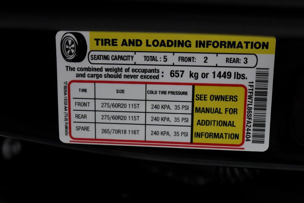 Certified 2025 Ford F150 Platinum w/ Equipment Group 702A High image 30