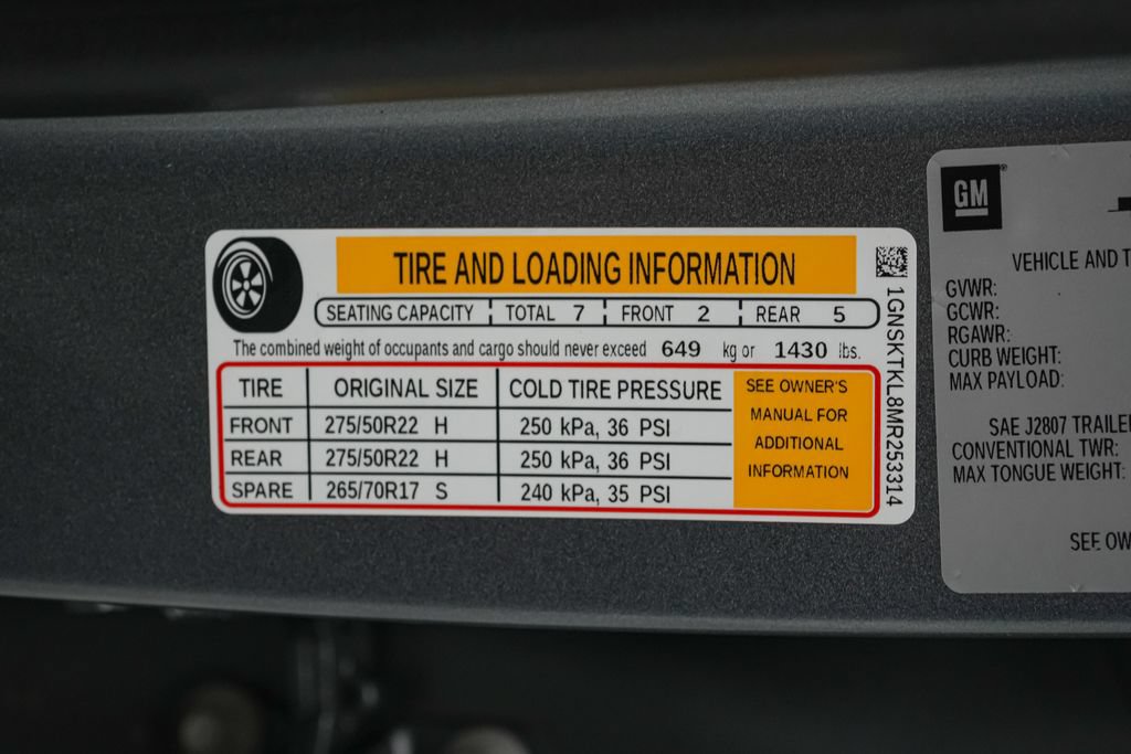 Used 2021 Chevrolet Tahoe High Country AWD/4WD image 35