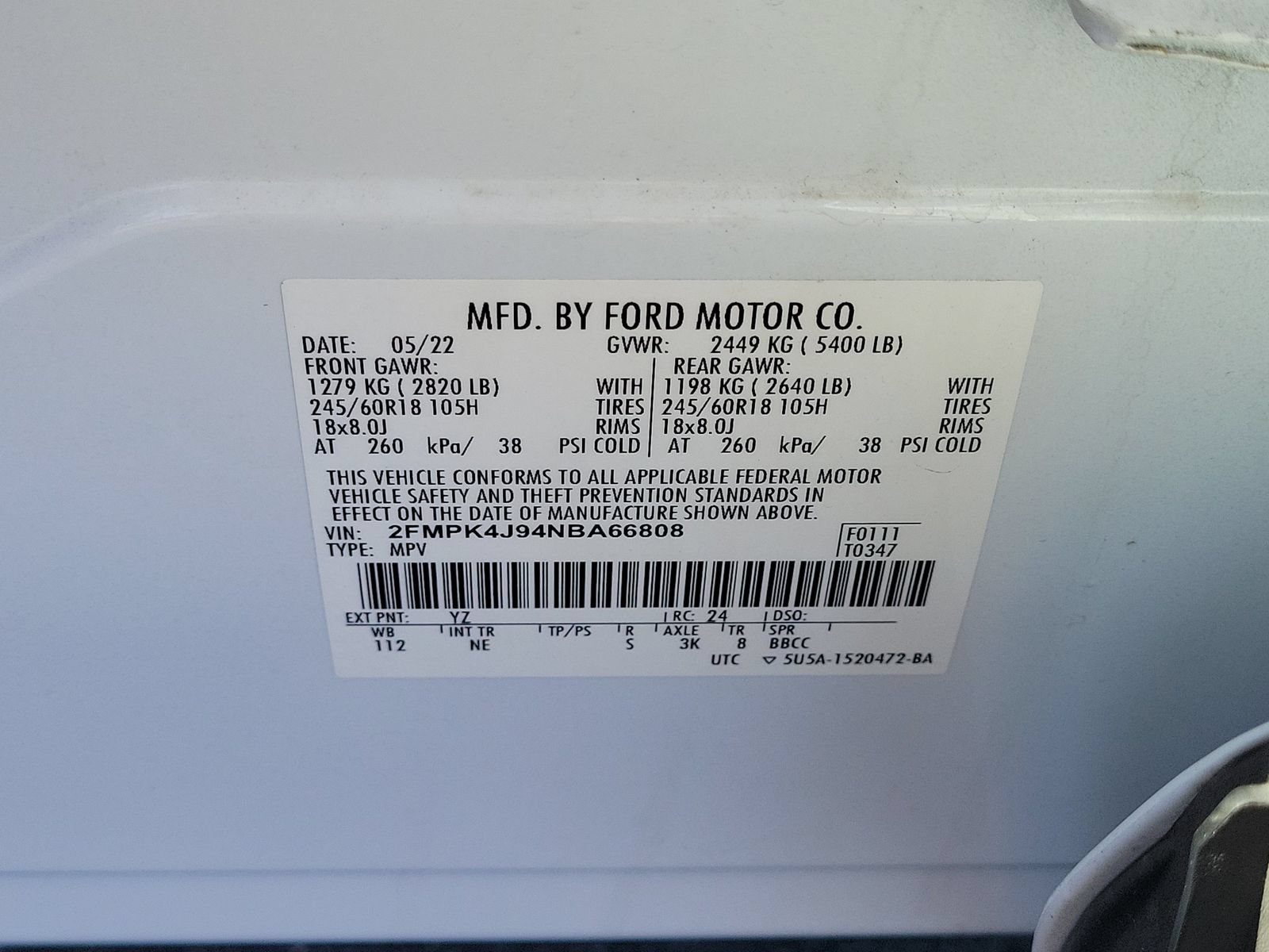 Certified 2022 Ford Edge SEL w/ Sport Appearance Package AWD/4WD image 31