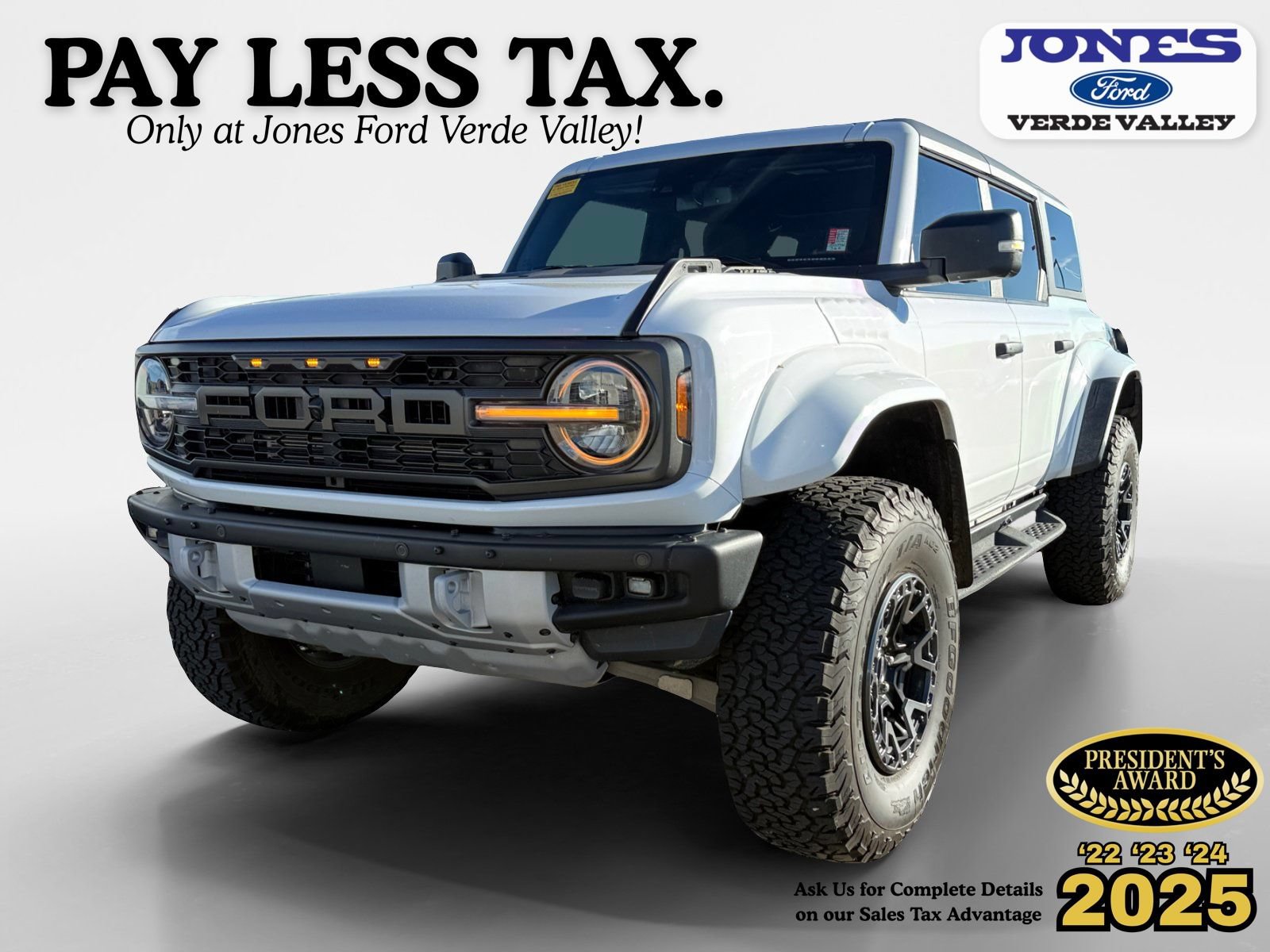 Certified 2024 Ford Bronco Raptor w/ Interior Carbon Fiber Pack 6 AWD/4WD image 1
