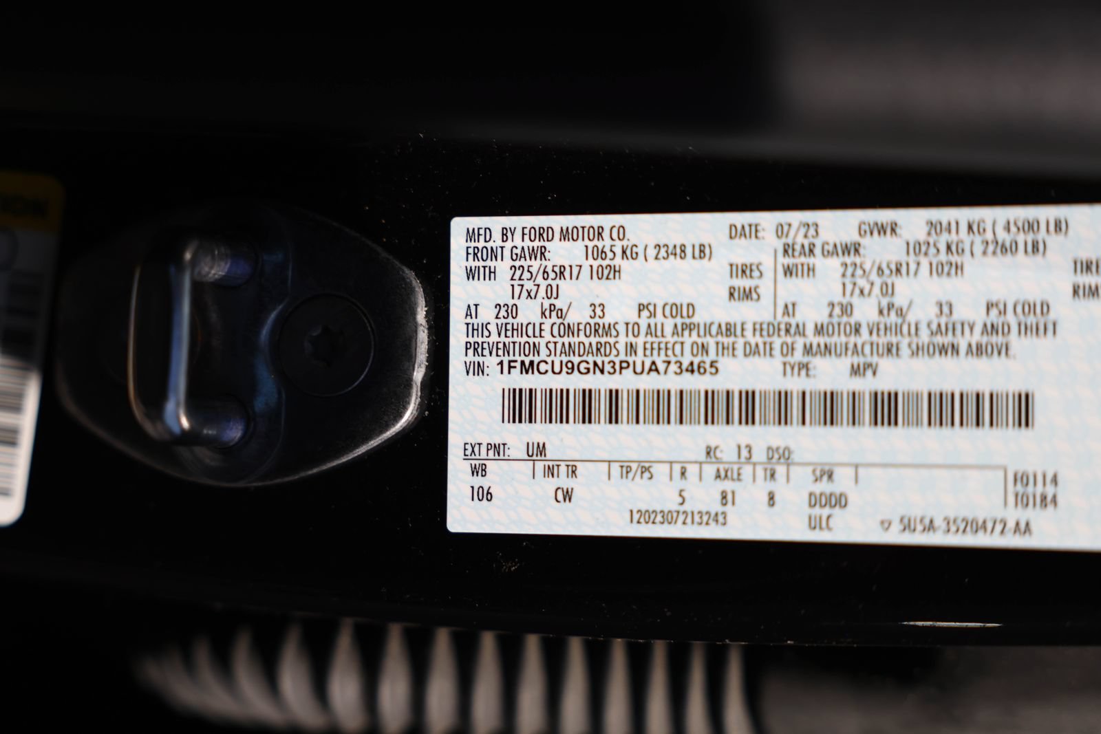Certified 2023 Ford Escape Active AWD/4WD image 35