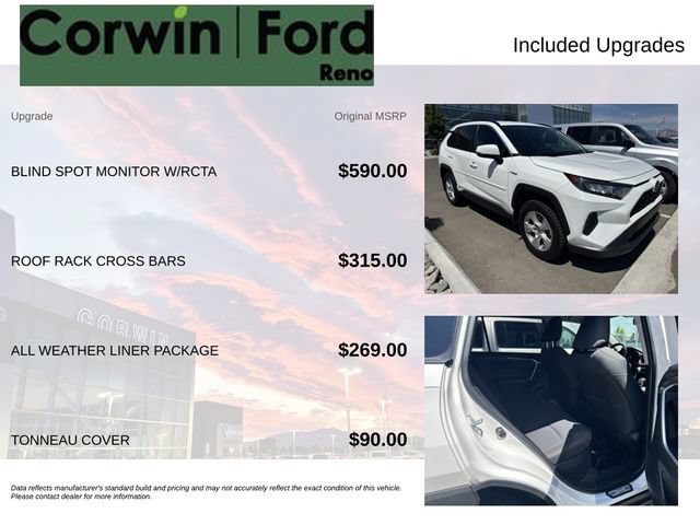 Used 2020 Toyota RAV4 LE w/ All Weather Liner Package AWD/4WD image 3