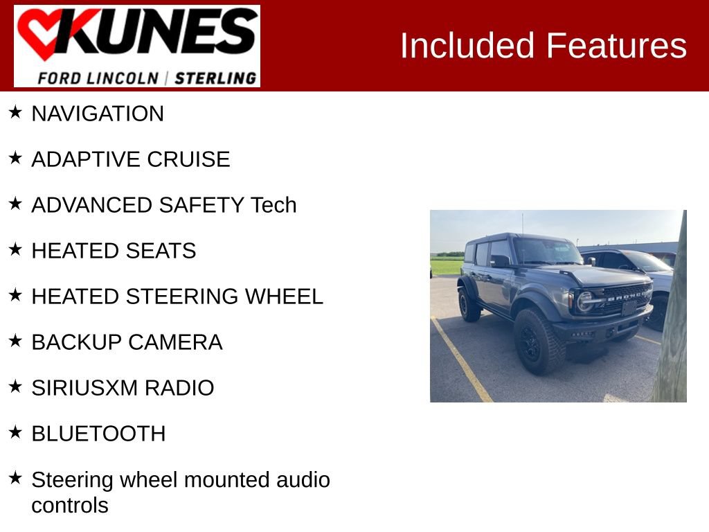 Certified 2022 Ford Bronco Wildtrak AWD/4WD image 2