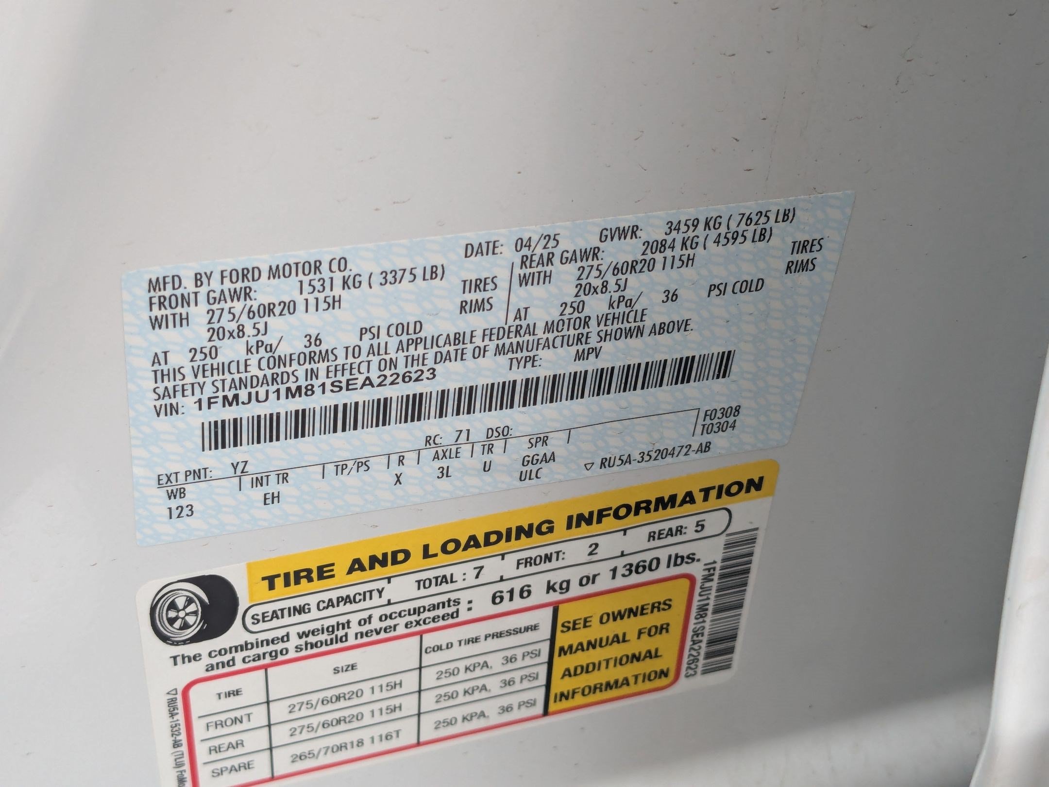 Certified 2025 Ford Expedition Platinum AWD/4WD image 37
