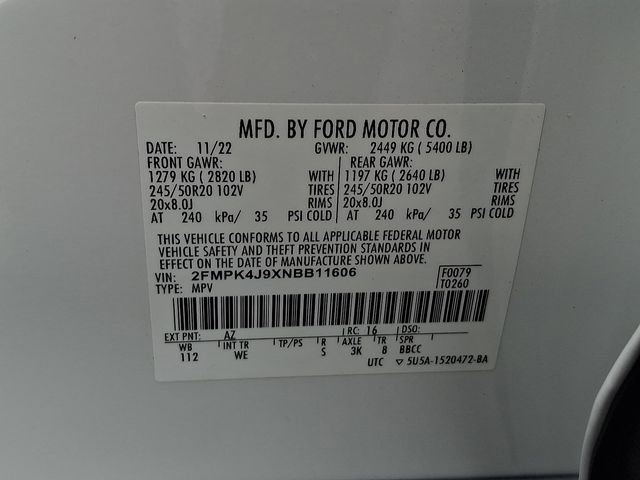 Certified 2022 Ford Edge ST-Line AWD/4WD image 31