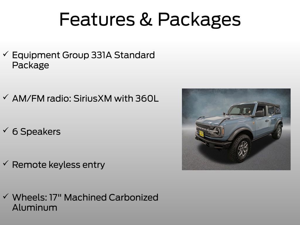 Certified 2021 Ford Bronco Badlands AWD/4WD image 7