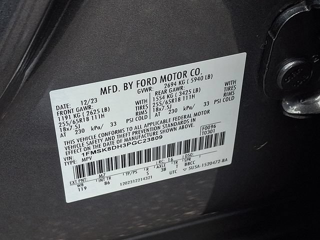 Certified 2023 Ford Explorer XLT AWD/4WD image 27