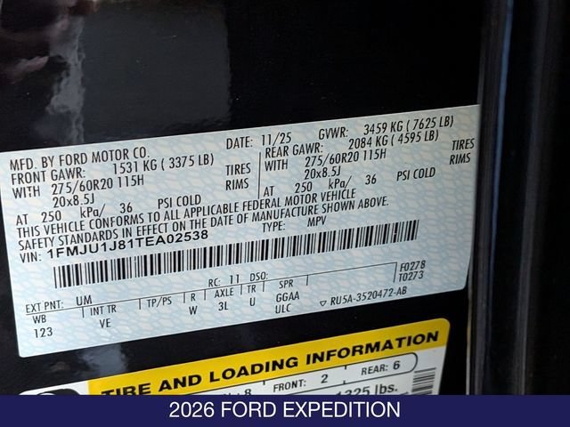 Certified 2026 Ford Expedition Active AWD/4WD image 24